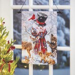 Forest Friends Garden Suede Flag