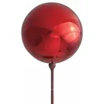 Metallic Red 4"Ball Pick 21.75"H