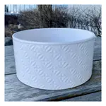 Dolomite Dish White 8.2"W x 3.9"H