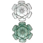 Metal Flowers 2 Assorted