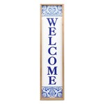 Welcome Sign  WOOD / METAL