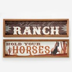 Framed Sentiment Wall Sign, 2 Asst.