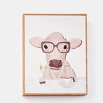 Framed Cow Wall Art