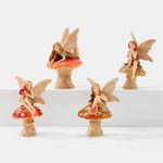 Mini Mushroom Fairy Figurine, 4 Asst.