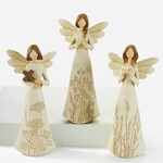 Floral Angel Figurine, 3 Asst.