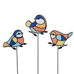Metal Bird Stake, 3 Asst.