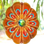 12" Flower Spinner w/Crystal Ball