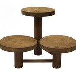 Brown Wooden 3 Legged Plant Holder