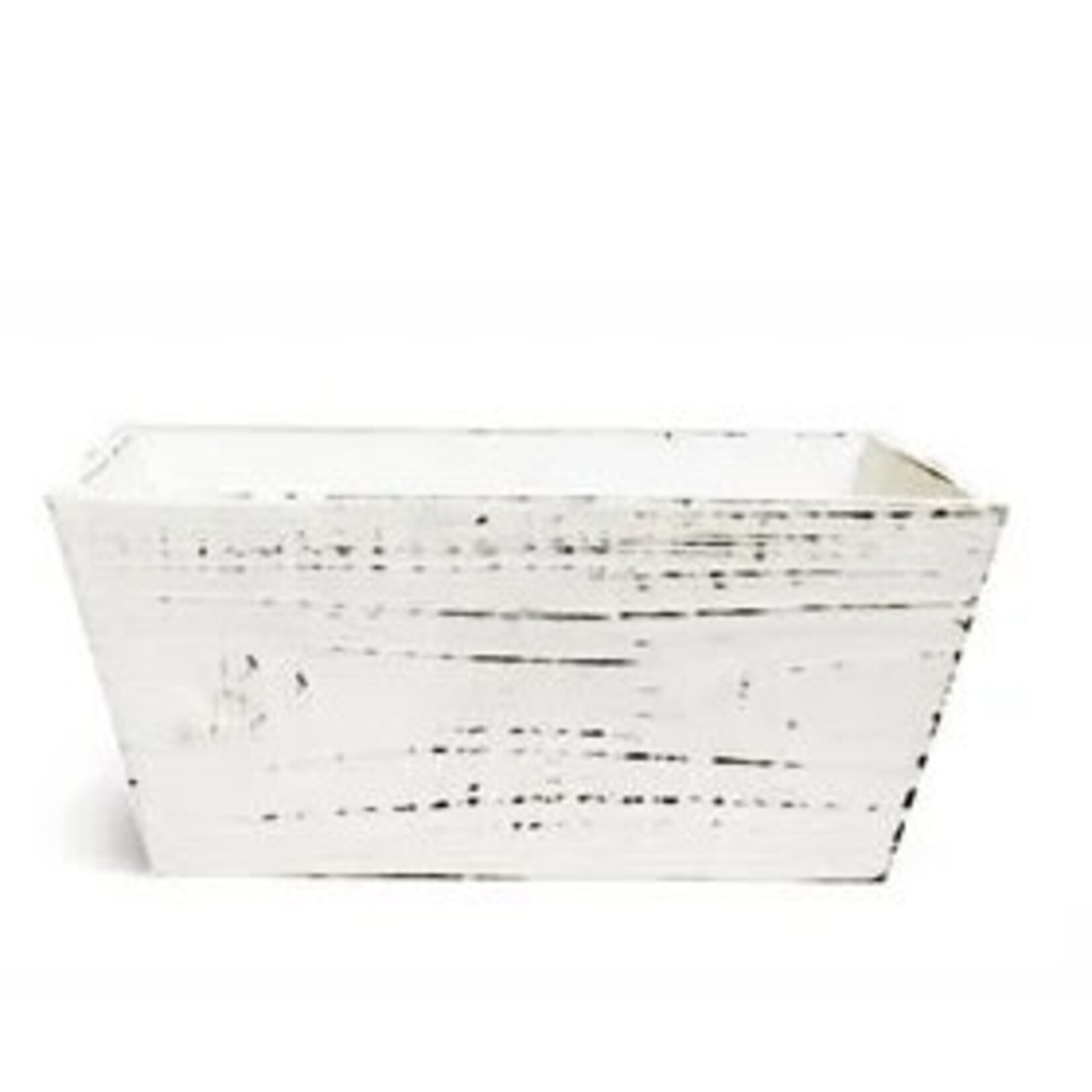 Wood Basket w/ Liner 8.25x5.5x3.75"H