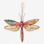 Hanging Metal Dragonfly Decor
