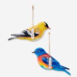 Hanging Bird Thermometer, 2 Asst.