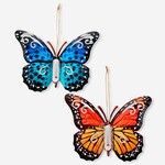 Hanging Butterfly Thermometer, 2 Asst.