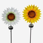 Solar Sunflower Stake, 2 Asst.