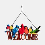 Welcome Wall Sign w/Birds