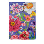 English Garden Florals Garden Suede Flag
