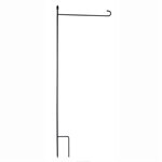 SASSAFRAS Garden Flag Stand, Black