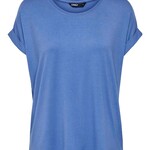 ONLY S Blue T-Shirt Blue - Small