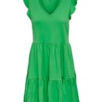 ONLY Cap Sleeve Frill Dress Kelly Green - Small