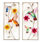 Metal Frame / Hummingbirds & Flowers - 2 Asst.