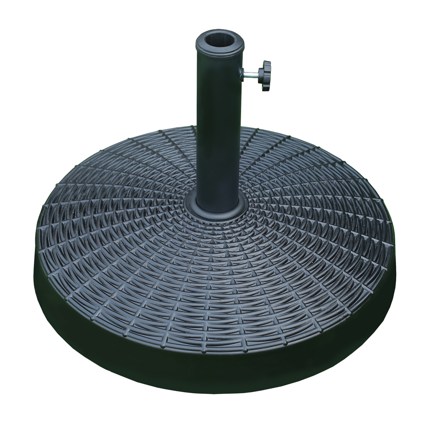 25KG Round Resin Umbrella - Black