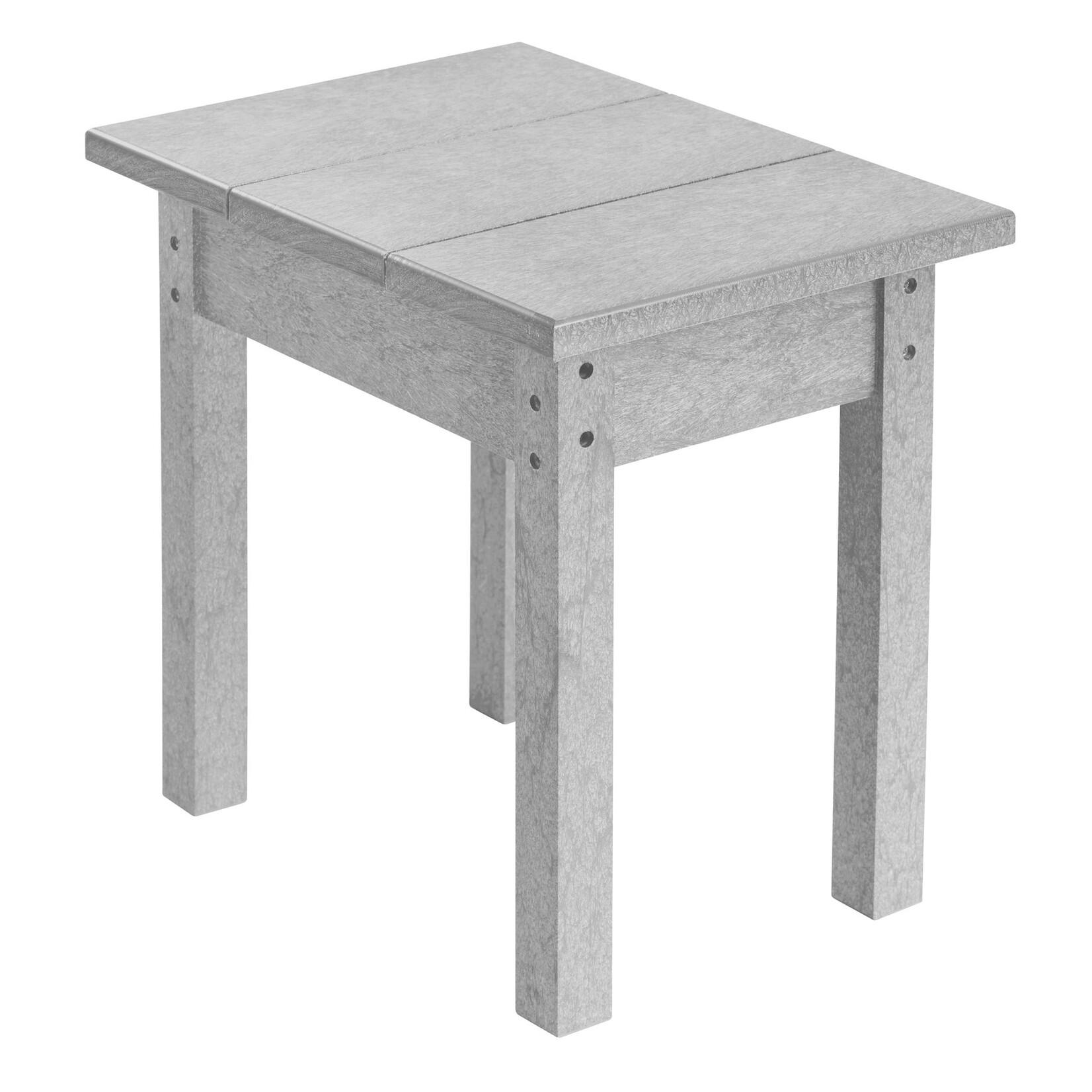 CR Plastics CRP T01 Small Rectangular Table - Light Grey