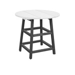 CR Plastics CRP TB02 Dining Table Legs - Slate Grey - Dining Height