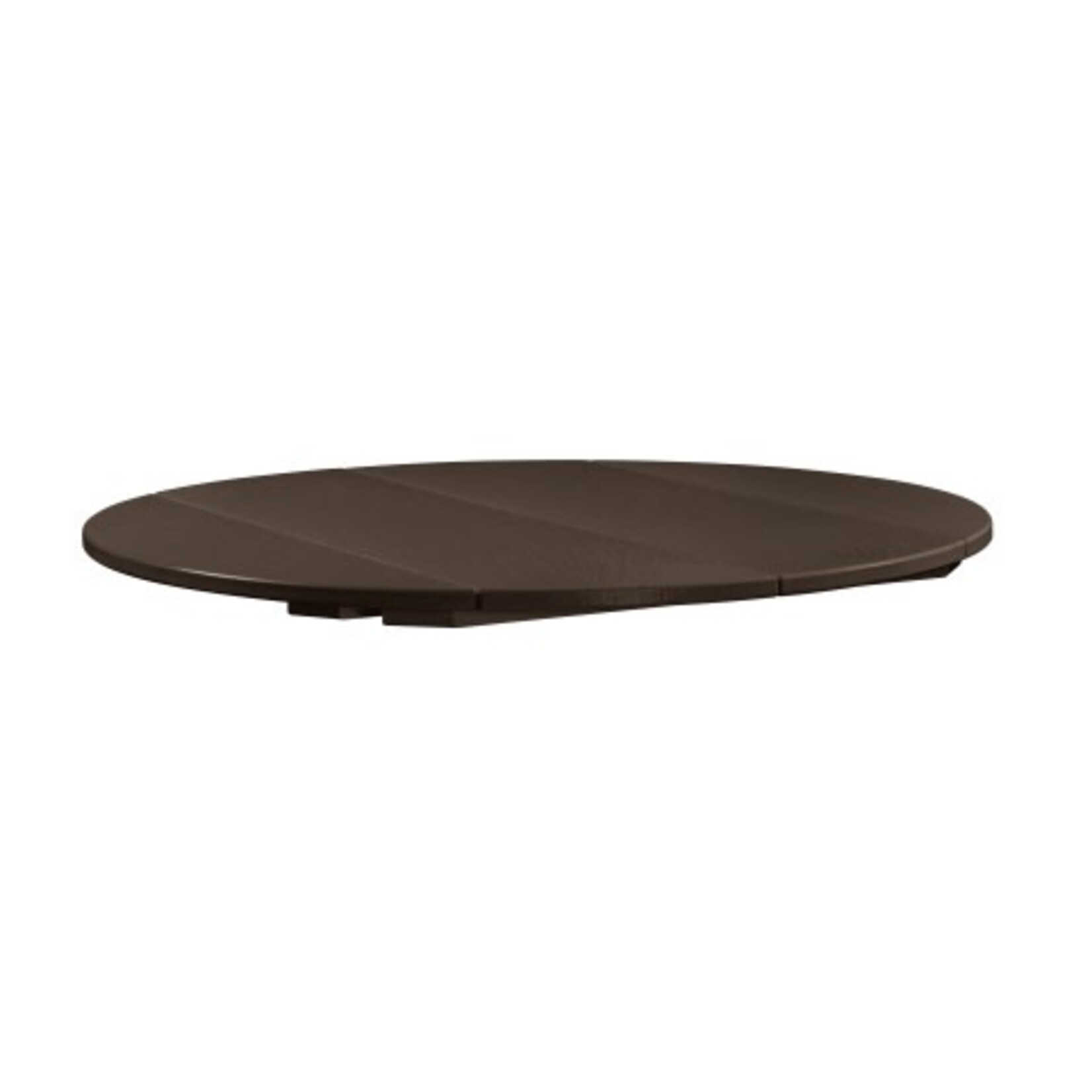 CR Plastics CRP TT04 40" Round Table Top - Chocolate
