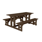 CRP T52 Rectangular Picnic Table 72" Chocolate
