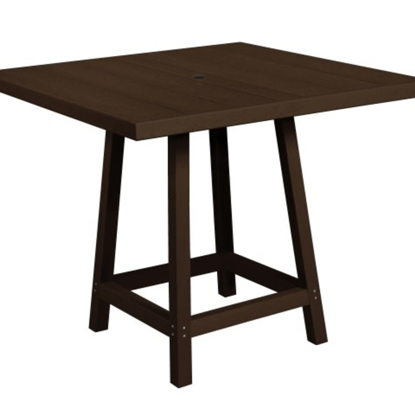 CR Plastics CRP TB23 40” Premium Pub Table Legs Chocolate