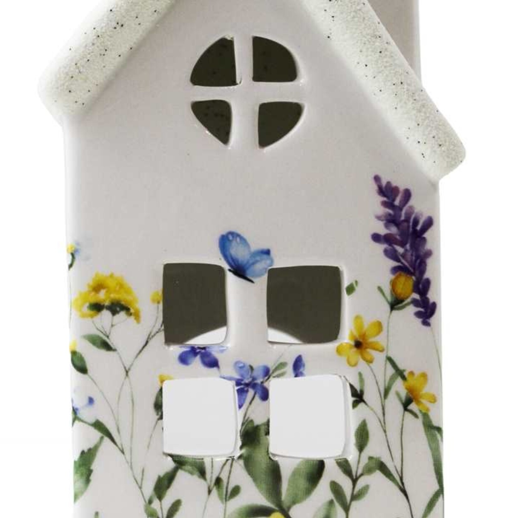 4.5" Flower House Deco