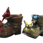 Asst. Boot w/ Cardinal  or Butterflies Decor