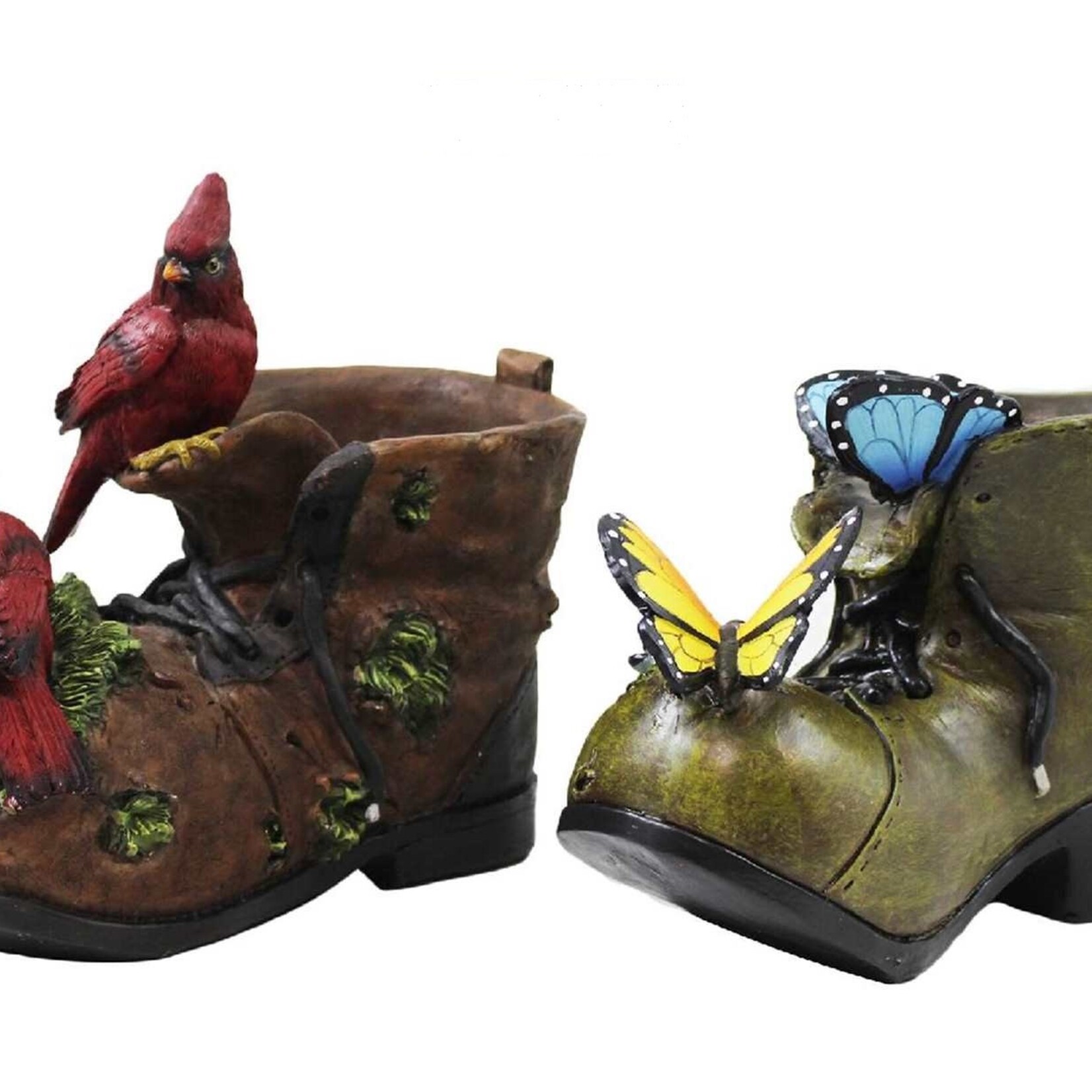 Asst. Boot w/ Cardinal or Butterflies Decor