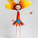 Metal Fairy 16.75"H