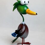 Metal Garden Statuary, Duck 12.6"H