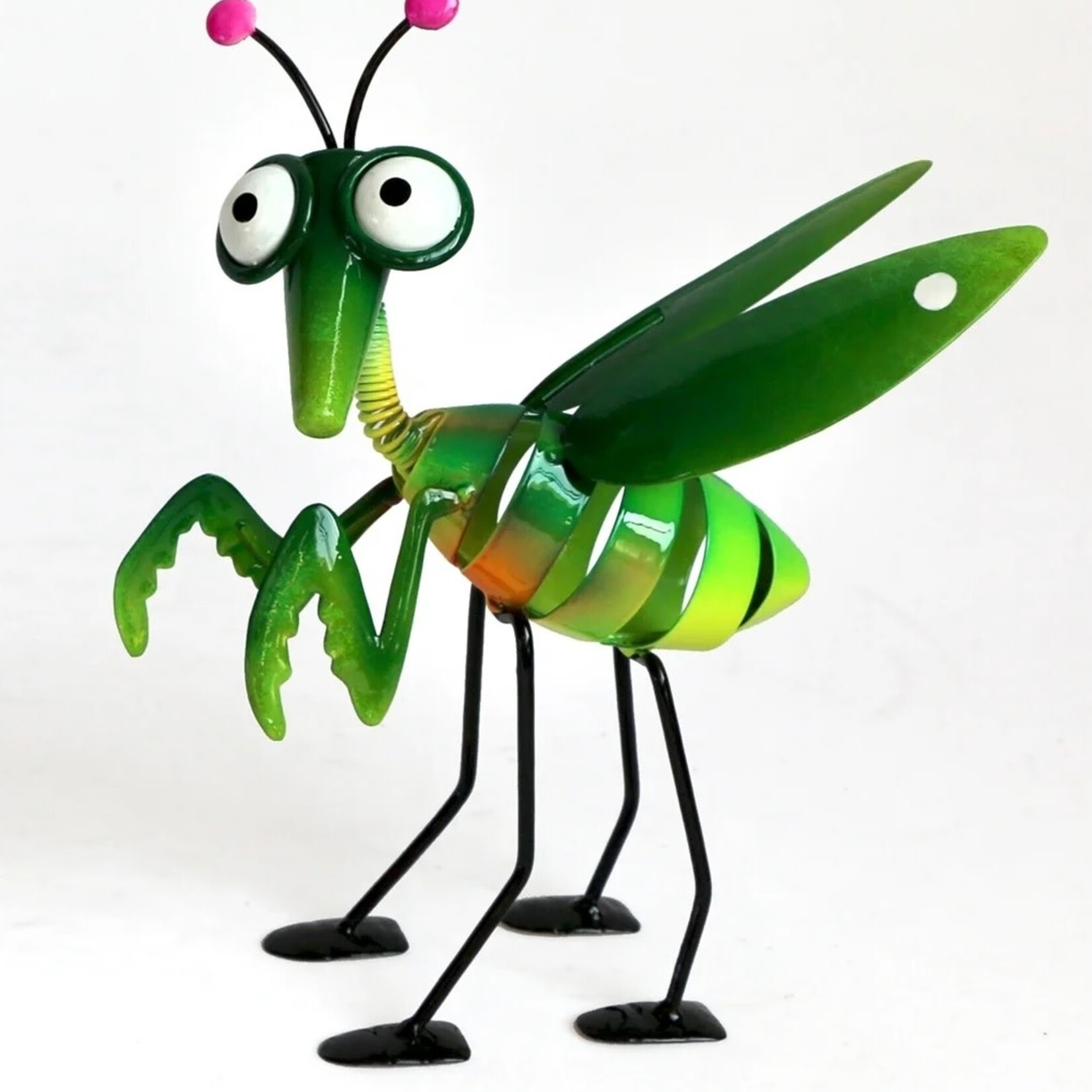 Metal Praying Mantis 9.5"H