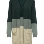 Long-sleeved Long Cardigan Knit Balsam Green  Sizes: Small - XLarge
