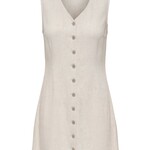 Shot-sleeve, Short Linen Dress  Sizes: Small - Large
