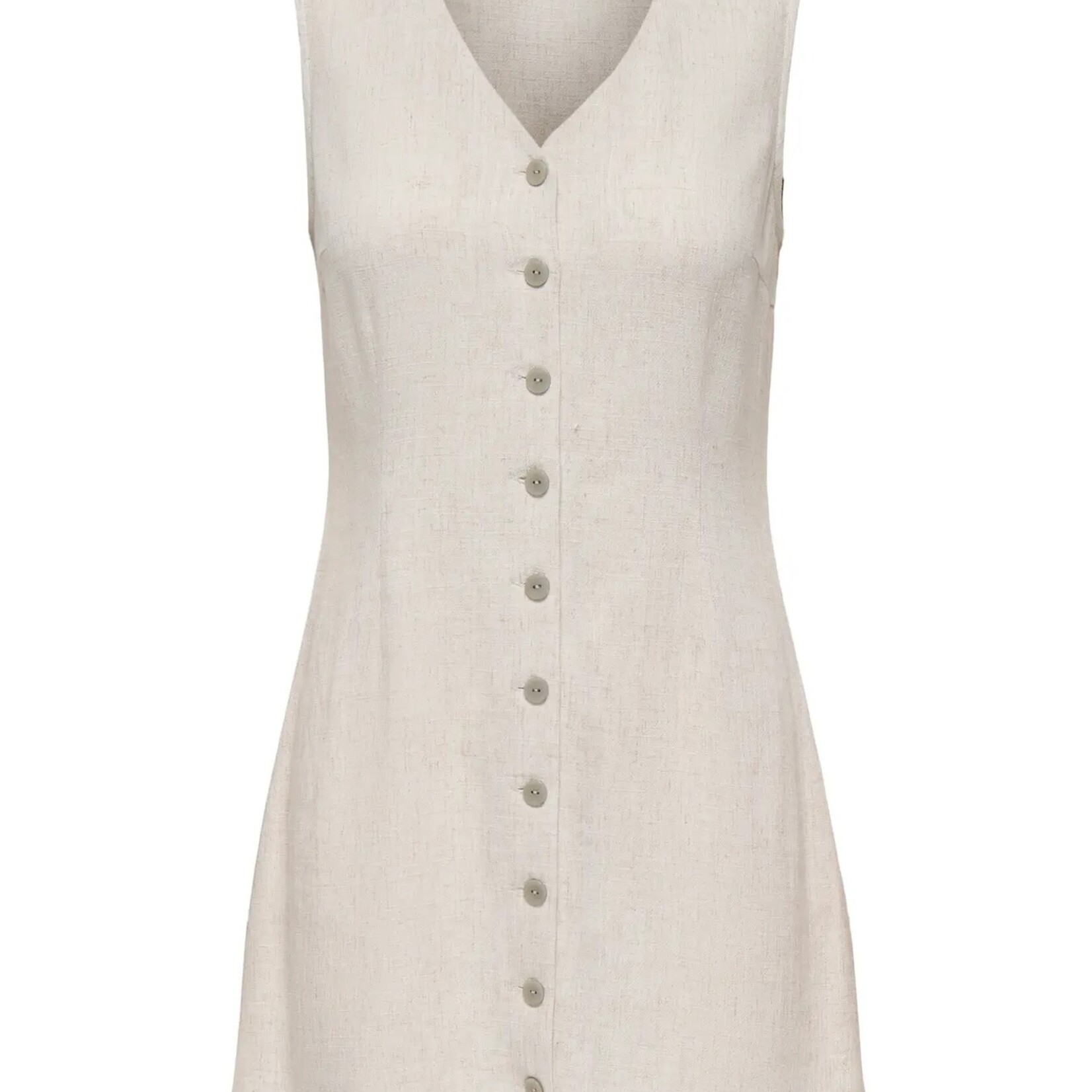 Shot-sleeve, Short Linen Dress Sizes: Small - Large
