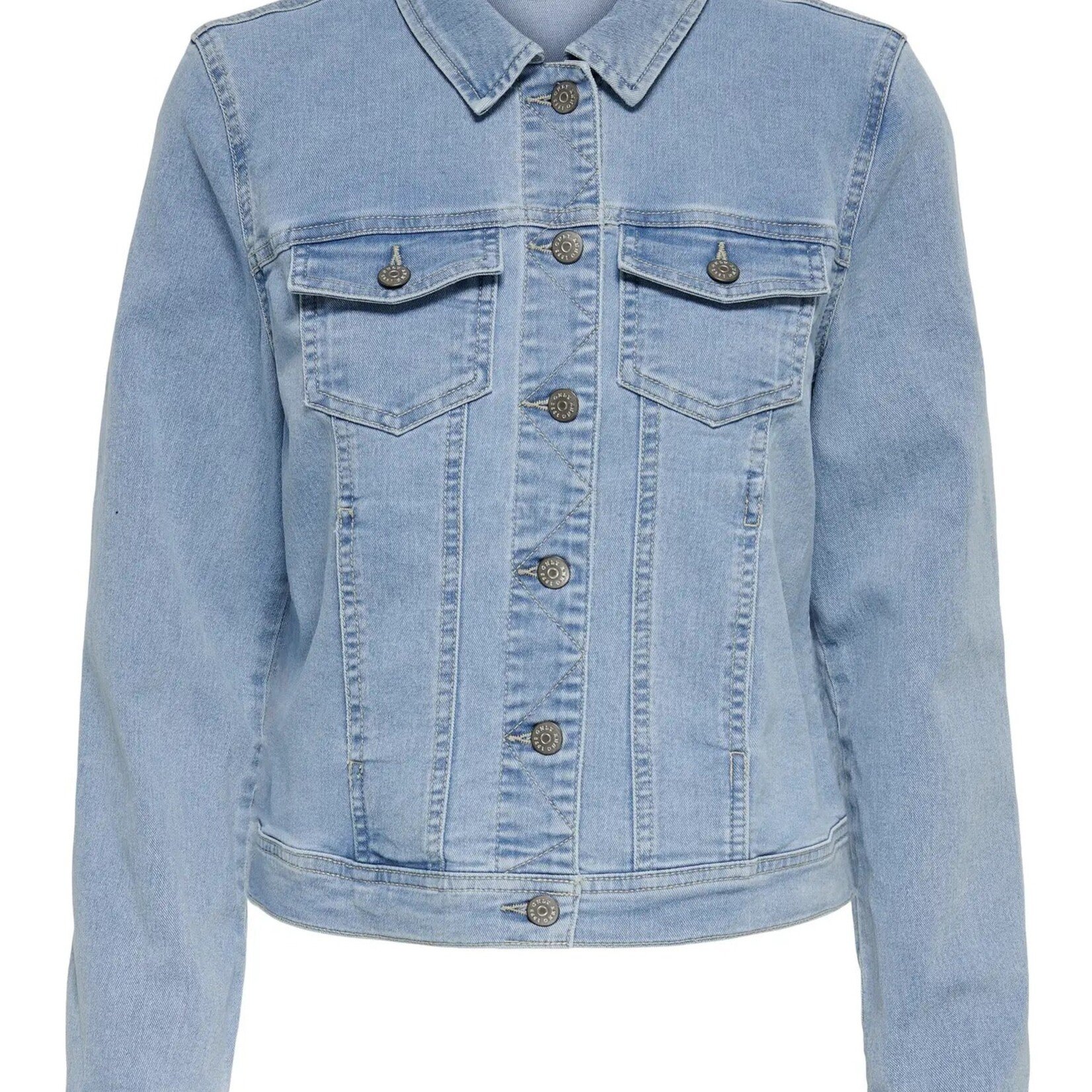 Light Blue Denim Jacket Sizes: Small - Large