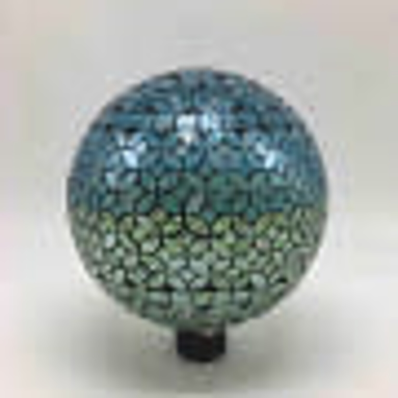 Glass mosaic Gazing Ball- BLUE/Green