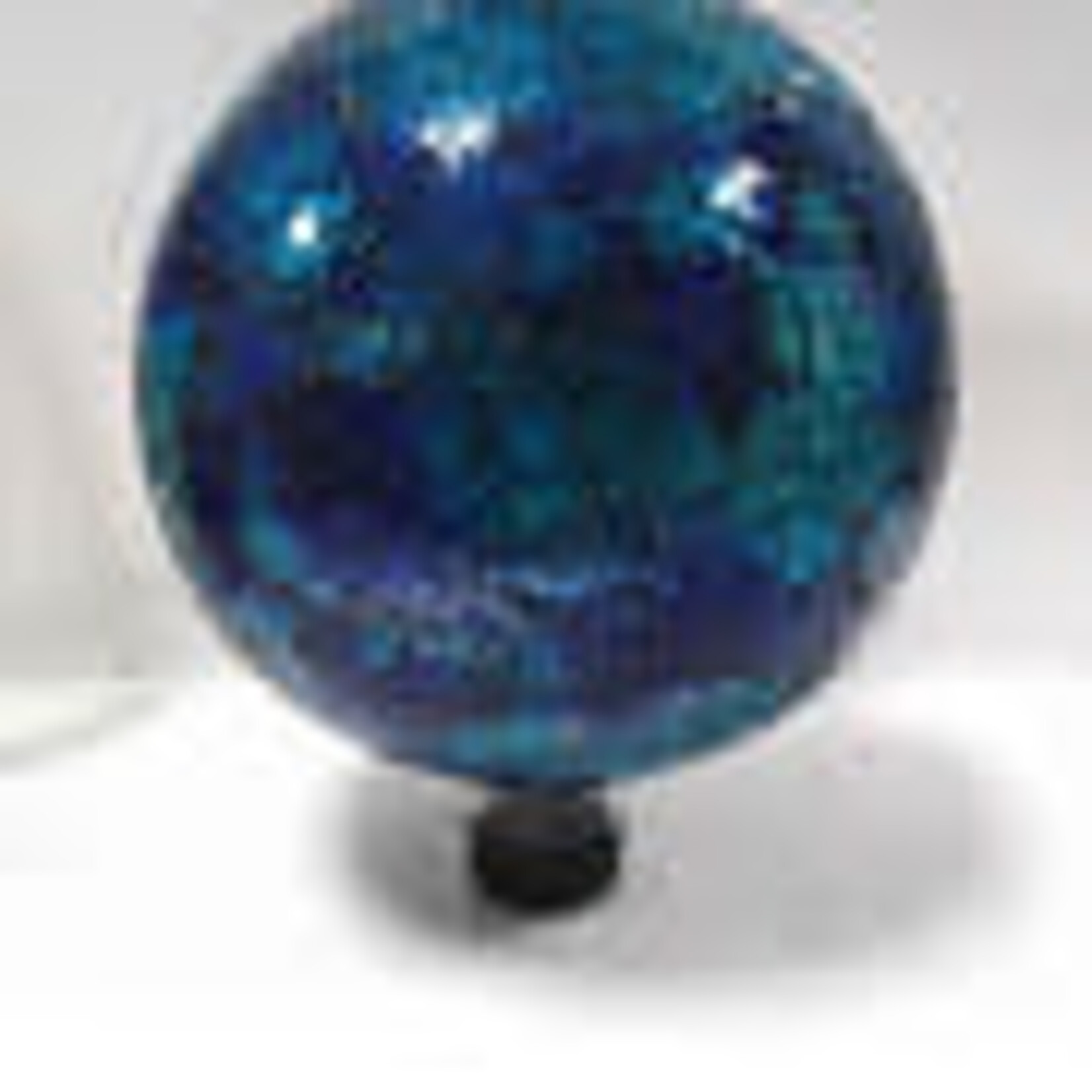Glass mosaic gazing ball- DARK BLUE/LIGHT BLUE