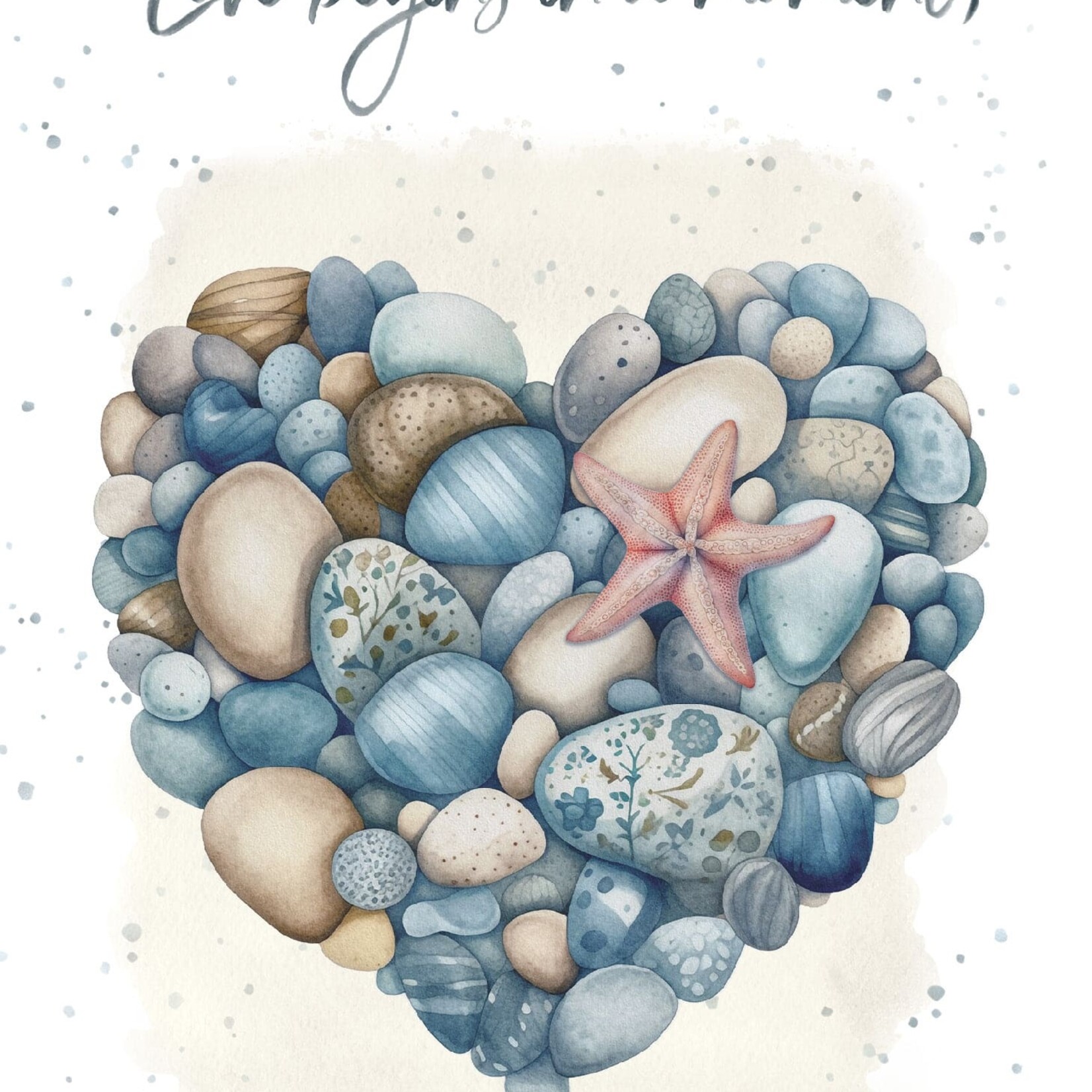 Greeting Card - Heart Rocks Wedding