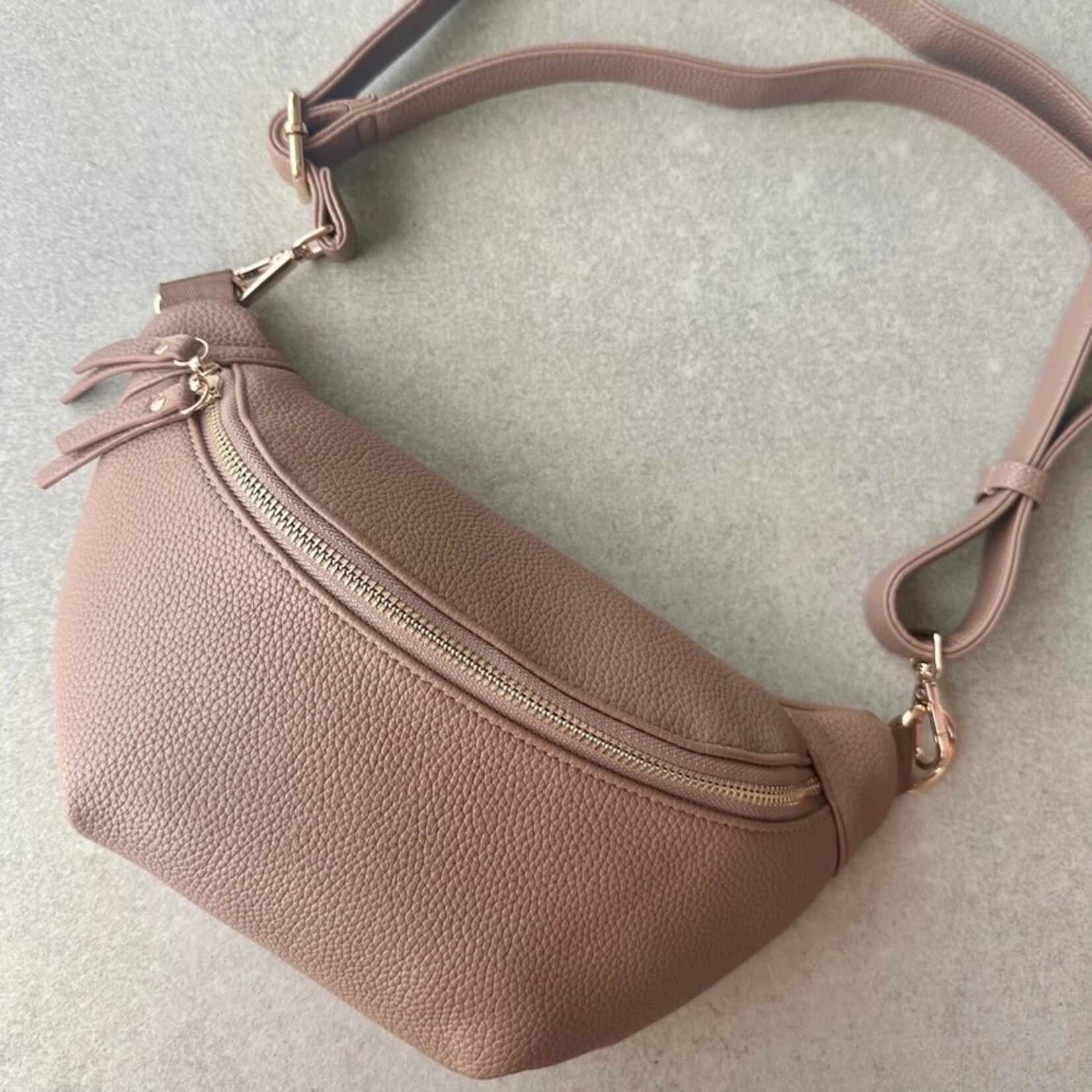 Oversize crossbody bag - Tan