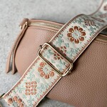 Subtle flower interchangeable Bag Strap