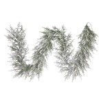 20"X9' Snow Kissed Norfolk Pine Garland - NO LIGHTS