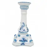 European Heritage Gifts Ceramic Blue Table Candleholder