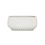 Matte White ADELAID Ceramic 9.75"X5.5"X4.25"