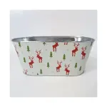Reindeer Covered w/ Liner Container   (FITS 2-4"POTS)