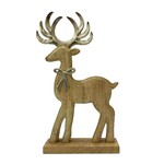 Deer with Metal Antlers - Lg.