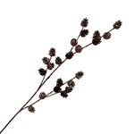 31.5" Brown Pinecone Glitter Pick